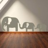 3 Elephants Wall Stickers - Elephants Family